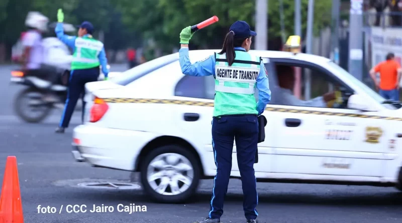 policia nacional, nicaragua, seguridad vial,