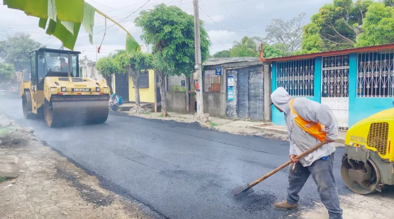 nicaragua, alcaldia de managua, calles para el pueblo, villa libertad, anexo, mejoramiento de calles