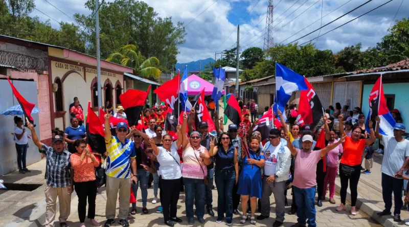 nicaragua, ocotal, nueva Segovia, proyecto de adoquitado, barrio Roberto Gomez, familias