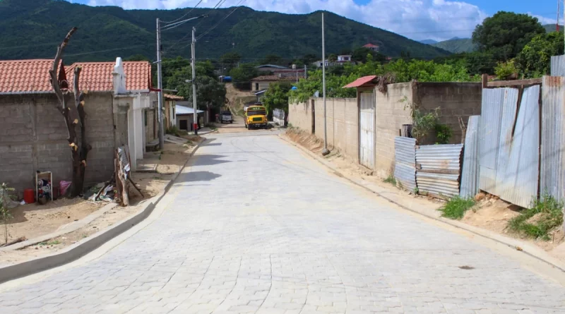 proyecto de adoquinado, calles para el pueblo, alcaldía de ocotal, ocotal, nueva segovia