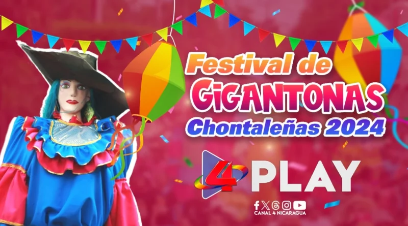 nicaragua, video, canal 4, juigalpa, chontales, festival de gigantonas, festival