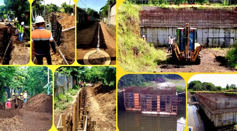 el viejo, chinandega, saneamiento, proyecto, sistema de asaneamiento, enacal, avanza, obras de saneamiento,