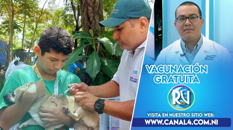 nicaragua, compaña nacional de vacunacion antirrrabica 2024,