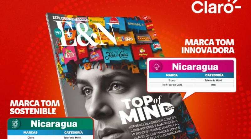 claro, nicaragua, innovación, sostenibilidad, top of mind