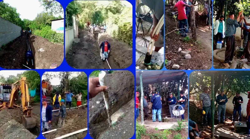 palacaguina, madriz, agua potable, mejora, ampleación, sistema de agua, comunidad la calera, obras,