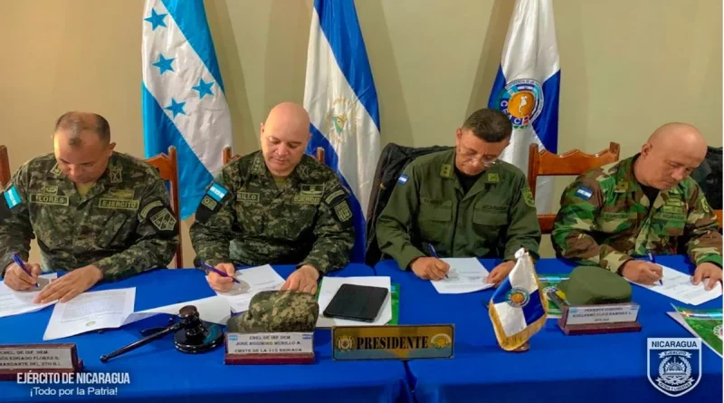 ejército de nicaragua, nicaragua, honduras, reunión de comandantes, unidades militares fronterizas, nicaragua,