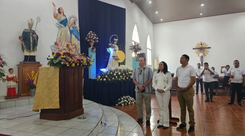 virgen de la asunción, ocotal, santa patrona, nueva segovia, feligreses católicos