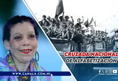 nicaragua, vicepresidenta de nicaragua, rosario murillo, cruzada nacional de alfabetizacion,