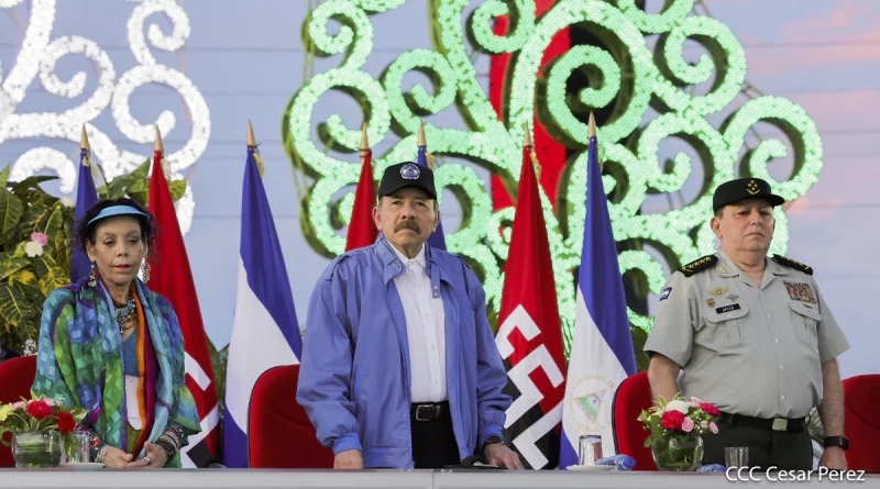 nicaragua, aniversario del ejercito de nicaragua, ejercito de nicaragua, 45 aniversario del ejercito de nicaragua, daniel ortega, rosario murillo,