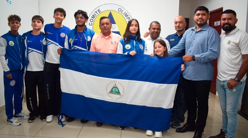 comité olímpico nicaragüense, ind, taekwondo, atletas, abanderamiento, panamericano,