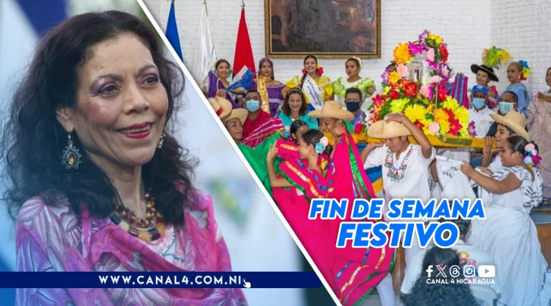 nicaragua, compañera rosario murillo, vicepresidenta de nicaragua, actividades fin de semana,