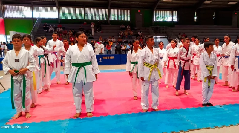 nicaragua, mined, taekwondo, deporte, campeonato nacional de taekwondo y karate,