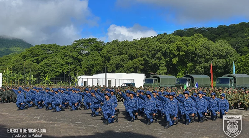 ejercito de nicaragua, graduacion, curso de soldado,