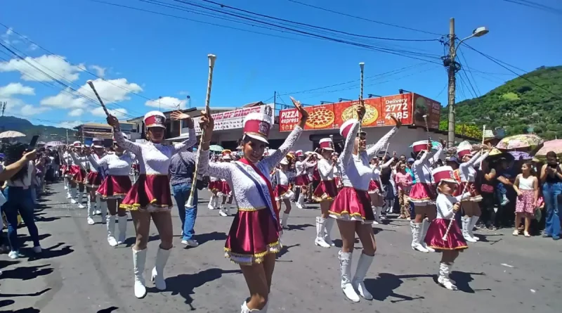 matagalpa, desfiles patrios, estudiantes, independencia de centroamerica, batalla de san jacinto,