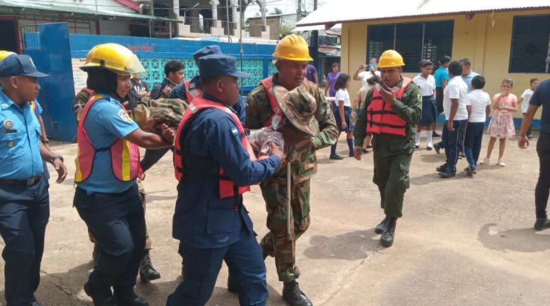 3er ejercicio nacional, bilwi, nicaragua, costa caribe norte, puerto cabezas, sinapred