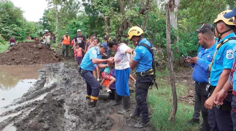 managua, sinapred, nicaragua, ejercicio de proteccion de la vida, multiamenazas, barrio santa elena,