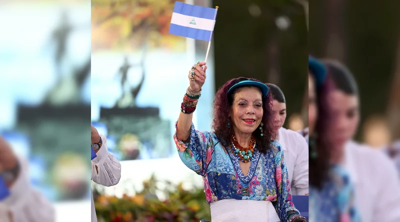 nicaragua, rosario murillo, vicepresidenta de nicaragua, antorcha de la union centroamericana,