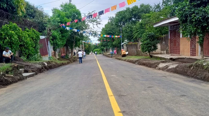 alcaldia de managua, managua, nicaragua, barrio naciones unidas, calles para el pueblo