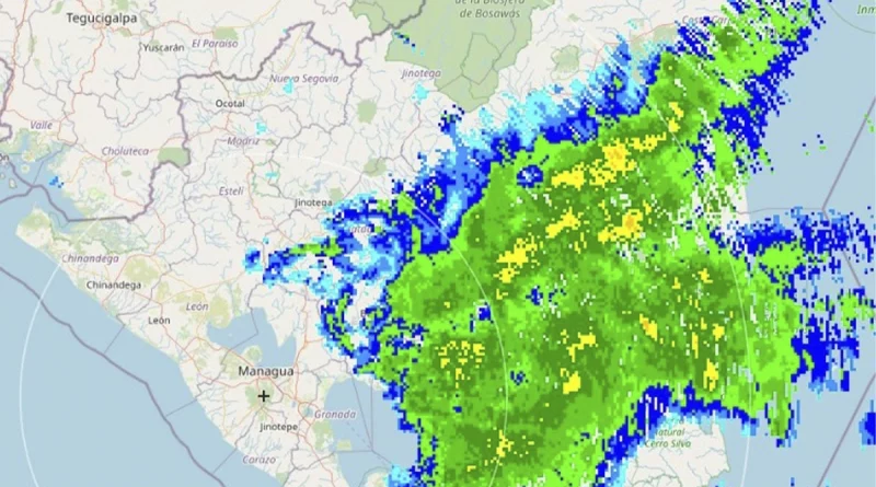 clima, ineter, onda tropical, nicaragua, lluvias, tormenta electrica,