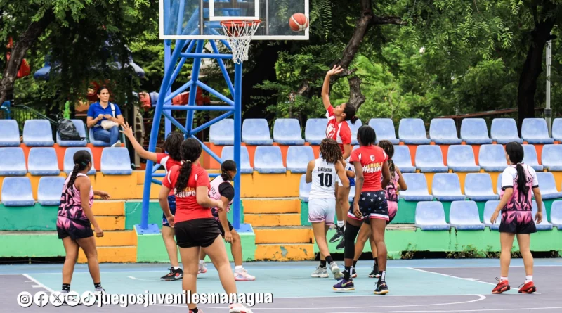 torneo de baloncesto, juegos juveniles, managua, nicaragua, gobierno de nicaragua, jovenes, deporte,