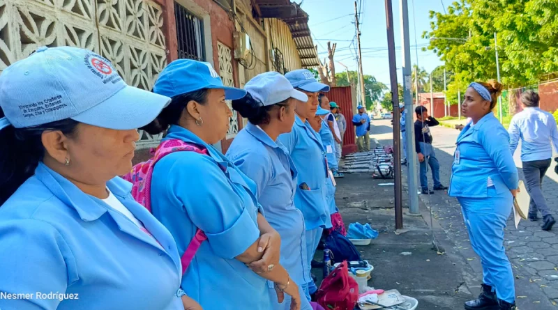 nicaragua, brigadas de salud, managua, barrio san luis, dengue,