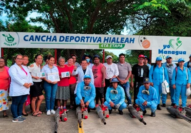 minsa, nicaragua, jornada de fumigacion, jornada de abatizacion, barrio hialeah, salud, dengue,