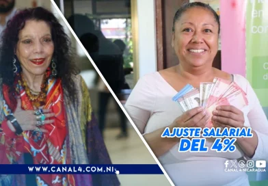 nicaragua, rosario murillo, vicepresidenta de nicaragua, ajuste salarial, pago de salario, salario minimo,