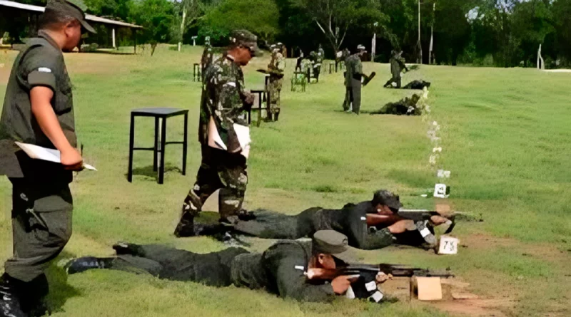 ejercicio de tiro, nicaragua, ejercito de nicaragua, río san juan