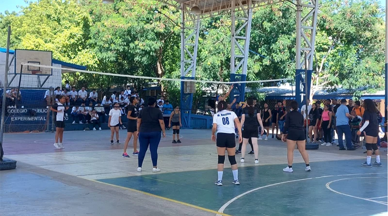 nicaragua, voleibol, estudiantes, colegio experimental mexico,