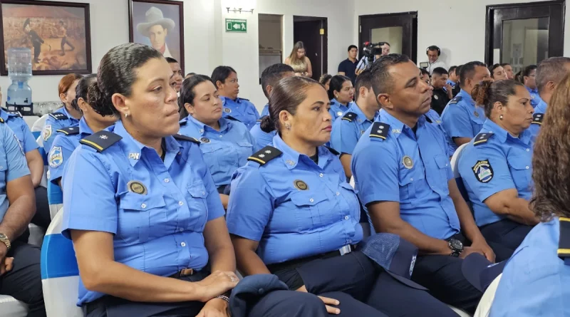 nicaragua, policia nacional, programa, Angelita Morales, INATEC, capacitados