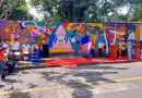 nicaragua, colegio 14 de septiembre, mural, arte, expresiones escolares,