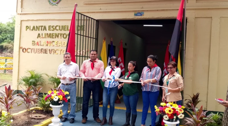 inauguración, planta procesadora, managua, universidad agraria, nicaragua, alimentos balanceados