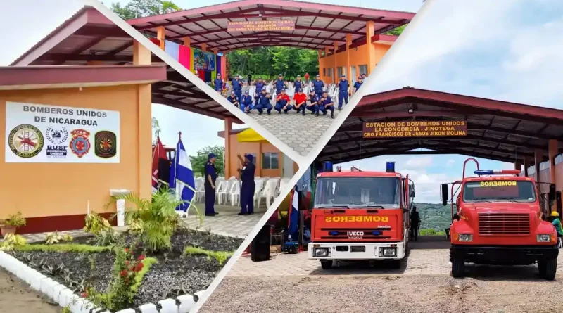 ministerio del interior, bomberos, estacion de bomberos, nicaragua, luis cañas,