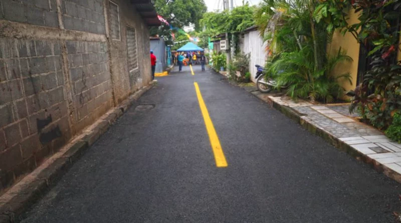 alcaldia de managua, calles para el pueblo, barrio Pedro Arauz, nicaragua,