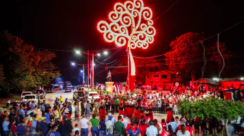 Ocotal, Nueva Segovia, inauguración, árbol de la vida, nicaragua, gobierno de nicaragua,