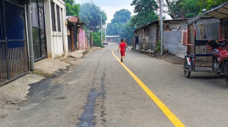 calles para el pueblo, nicaragua, villa reconciliación, nicaagua, gobierno de nicaragua, alcaldia de managua,