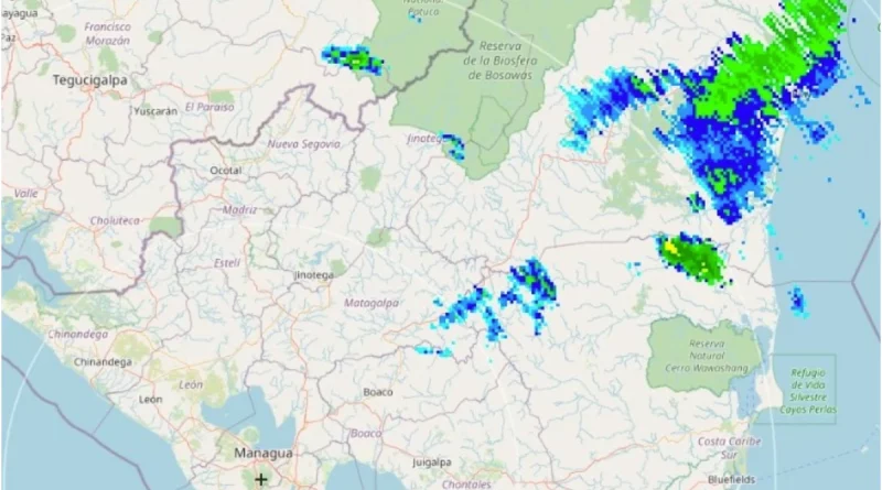 nicaragua, clima, caribe, central de nicaragua, lluvias fuertes, pronostico