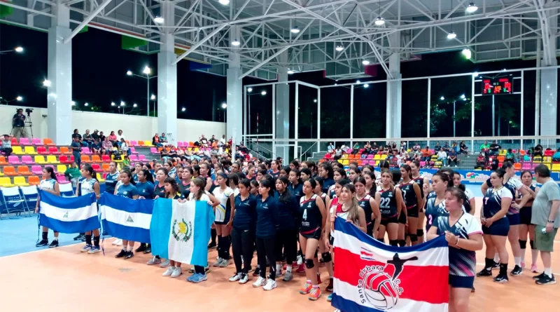 alcaldia de managua, nicaragua, eventos internacionales, voleibol femenino, parqeu las piedrecitas,