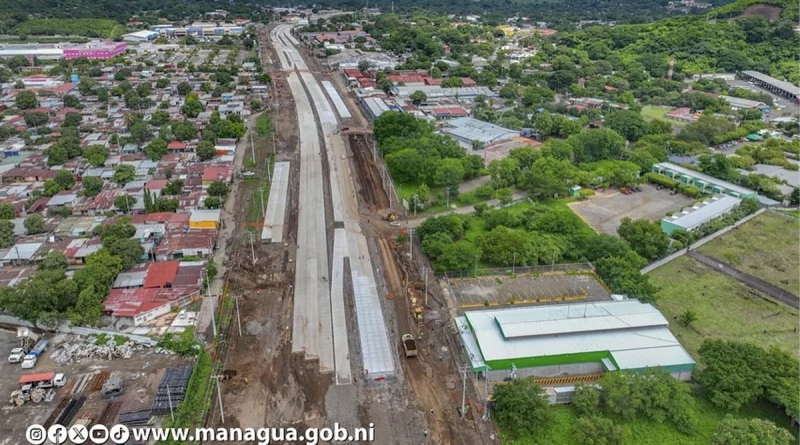 nicaragua, alcaldia de managua, pista heroes de la insurreccion, puente el eden, la robelo,