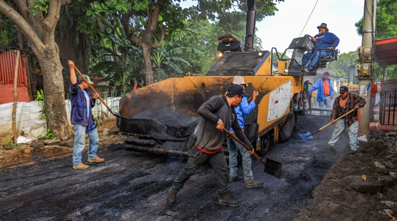 alcaldia de managua, calles para el pueblo, barrio canadá sureste, calles nicaragua