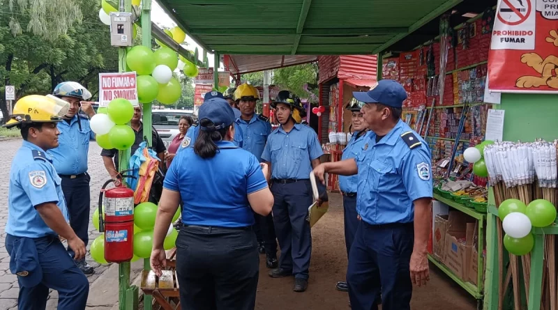 bomberos unidos, el dorado, managua, nicaragua, plan polvora 2024, seguridad ciudadana