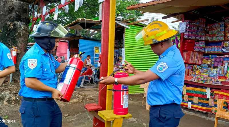 nicaragua, bomberos unidos, polvora, plan polvora managua,