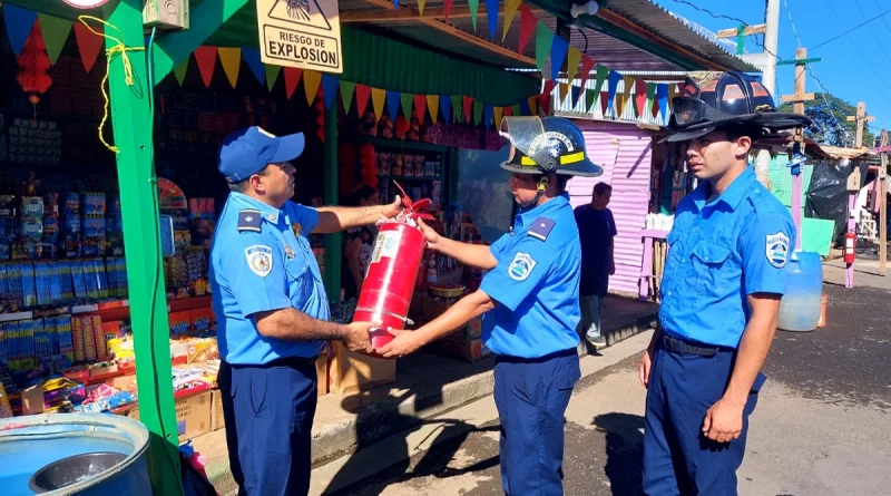 venta de pólvora, managua, nicaragua, bomberos de nicaragua, policía de nicaragua, plan pólvora