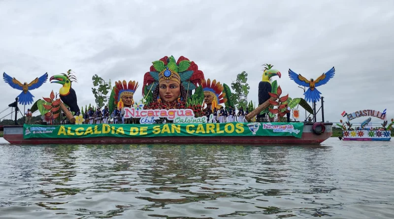 nicaragua, rio san juan, carnaval acuatico, san carlos,