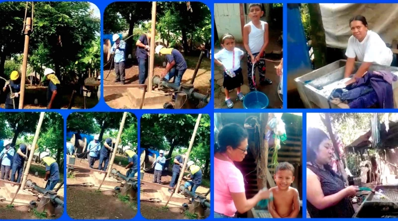 enacal, masaya, agua potable, sistema de agua, restablecimiento, pacayita, nicaragua,