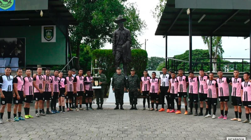 nicaragua, ejercito, ceremonia, clausura, campeonato de fútbol