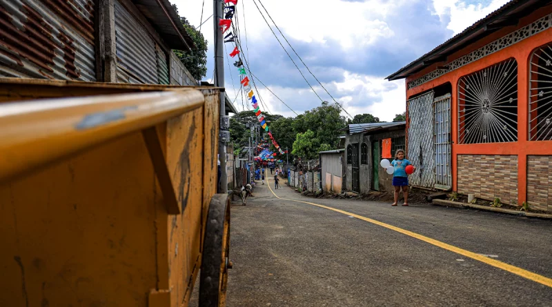 nicaragua, calles para el pueblo, barrio milagro de dios, managua, alcaldia de managua,