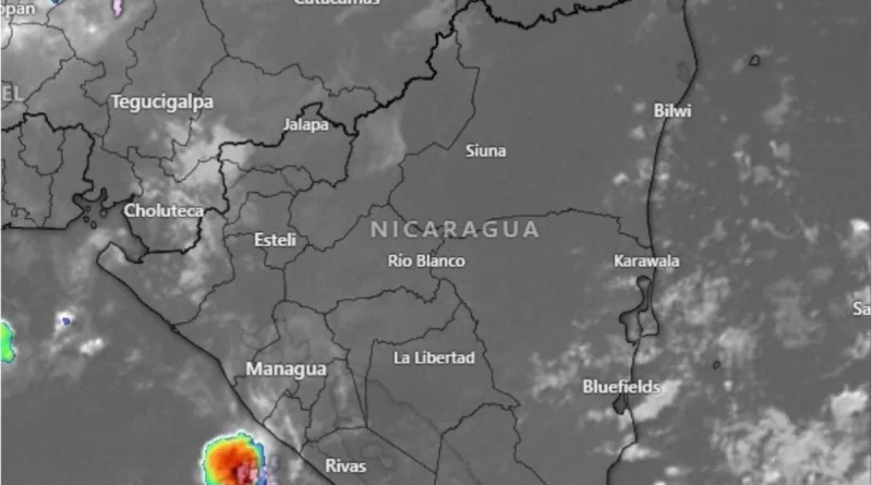 nicaragua, jueves, tormenta eléctrica, frente frio, frio, lluvias, tormentas