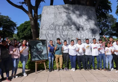 nicaragua, managua, pensamiento, homenaje, fidel castro ruz