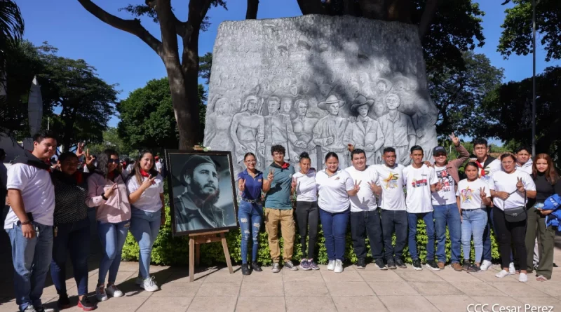 nicaragua, managua, pensamiento, homenaje, fidel castro ruz